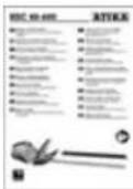 ATIKA HSC 40-600 - Symbols operating instructions - 6