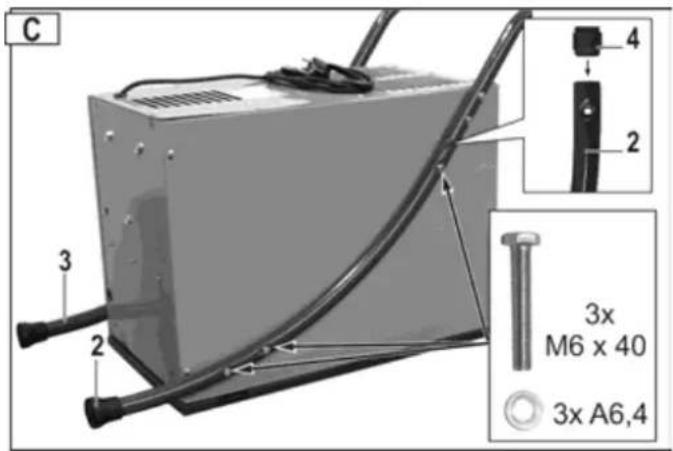 ATIKA ALE 500 N - Assembly transport wheels - 3