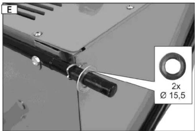 ATIKA ALE 300 N - Montering tranporthjul - 2