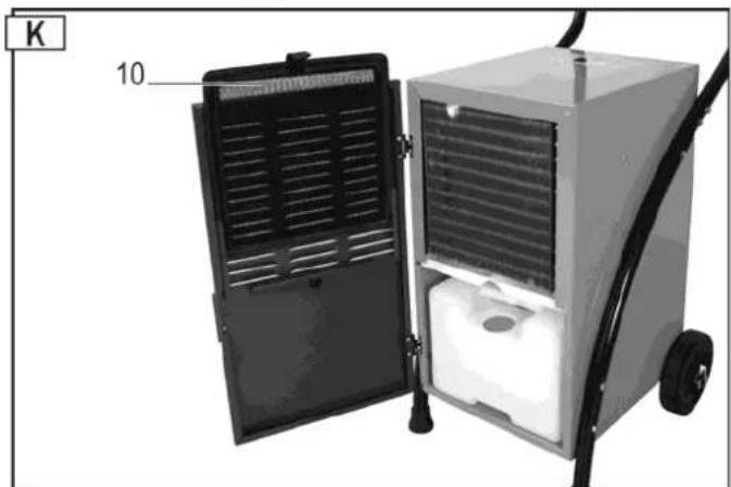 ATIKA ALE 300 N - Removing the filter - 1