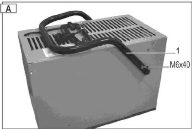 ATIKA ALE 300 N - Montaggio della struttura / impugnatura per il trasporto - 1