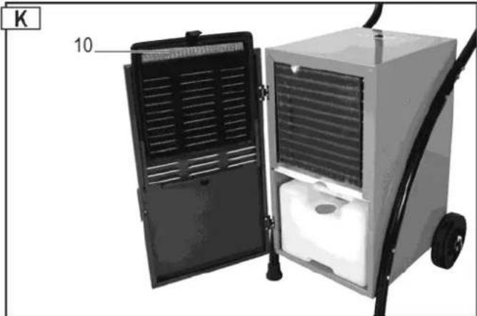 ATIKA ALE 300 N - Verwijderen van de filter - 1