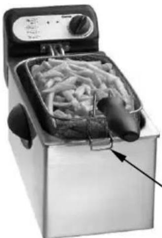 BARTSCHER Petit 165103 - Folgende Speise-Mengen dürfen beim Frittieren nicht überschritten werden: 0,4 kg - 1