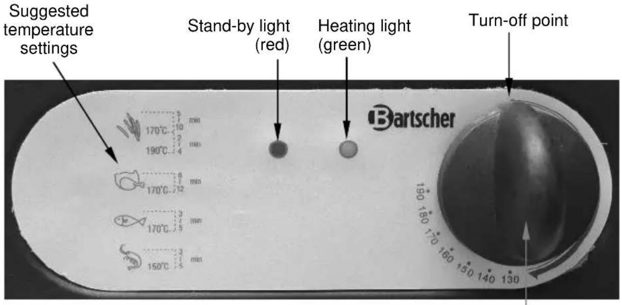 BARTSCHER Petit 165103 - Control panel - 1