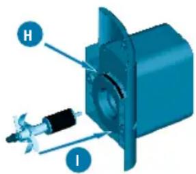 Fluval FX4 - Replace the pump unit with care into the canister and affix it using the 3 fixing screws with a Phillips screwdriver (cross headed). While re-assembling the pump, the 3 fixing screws should be gently screwed in until pump motor cover and canister are securely attached. - 3