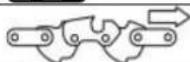 ATIKA KS 2403/40 - Symbols on the chain saw - 16