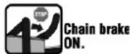 ATIKA KS 2403/40 - Checking the chain brake - 1