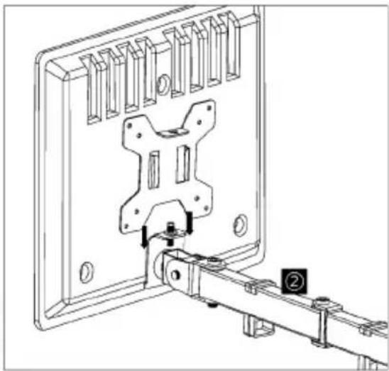 Gembird MA-DF2-01 - (TILTING), 13"-27", UP TO 7 KG - 2
