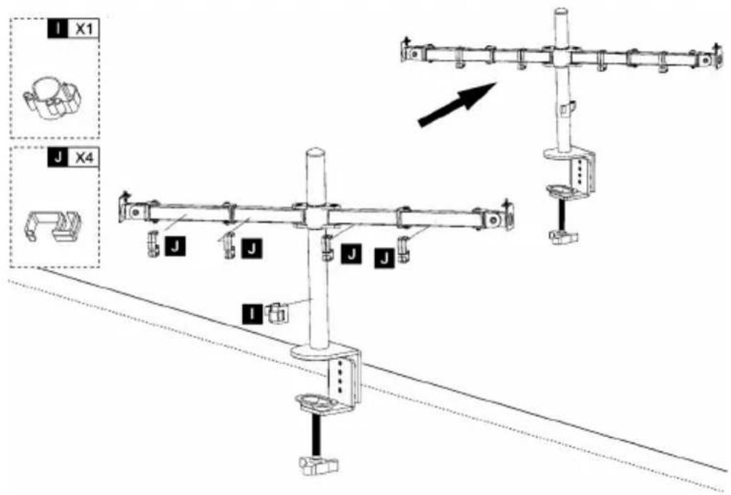 Gembird MA-DF2-01 - (TILTING), 13"-27", UP TO 7 KG - 1