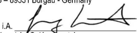 ATIKA BF 43-2 - EG-Konformitätserklärung - 1