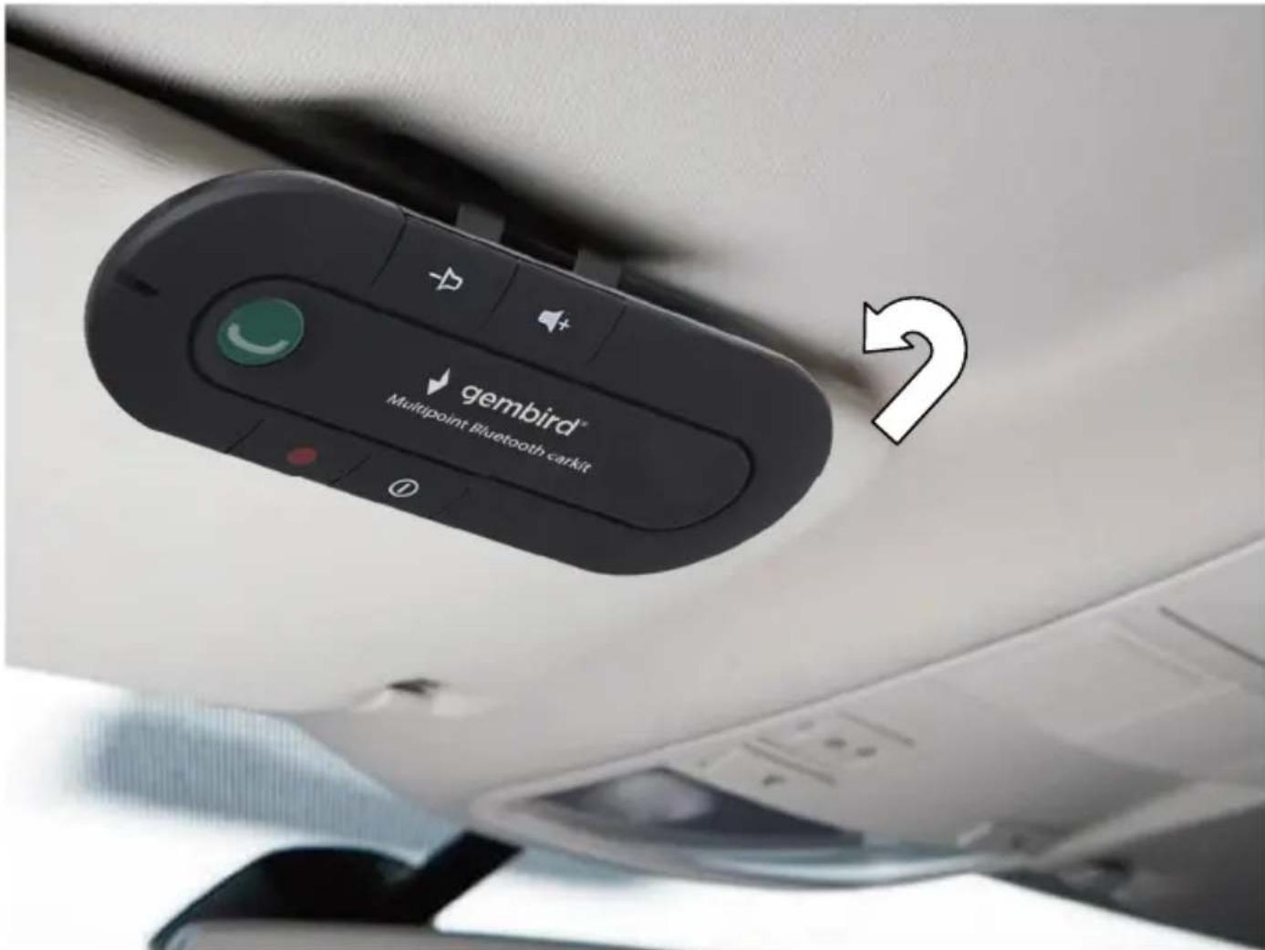 Gembird BTCC-03 - MULTIPOINT BLUETOOTH CARKIT - 9