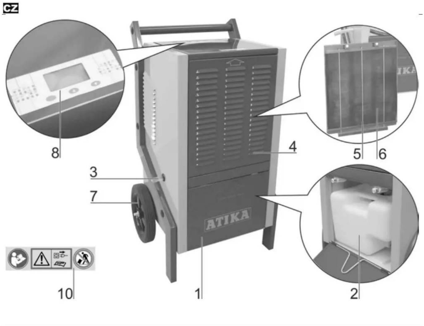 ATIKA ALE 800 N - Seznam náhradních dílů - 1
