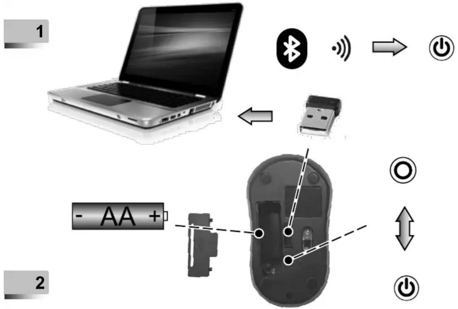 Gembird MUSW-4B-01 - WIRELESS OPTICAL MOUSE - 1