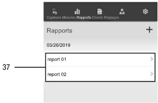 Capteurs Mesures Rapports Clients Réglages Rapports 03/26/2019 report 01 > report 02 >