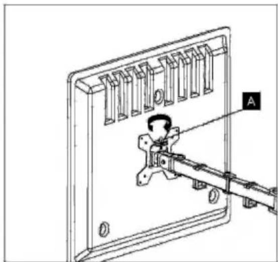 Gembird MA-DF1-01 - (TILTING), 13"-27", UP TO 8 KG - 6