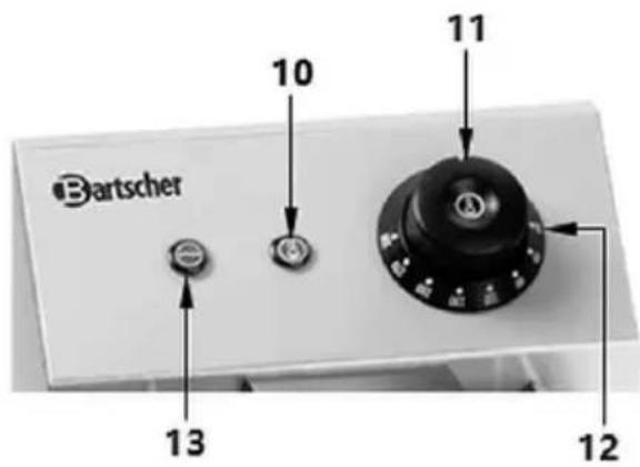 BARTSCHER Snack II A162412E - Éléments de commande - 1