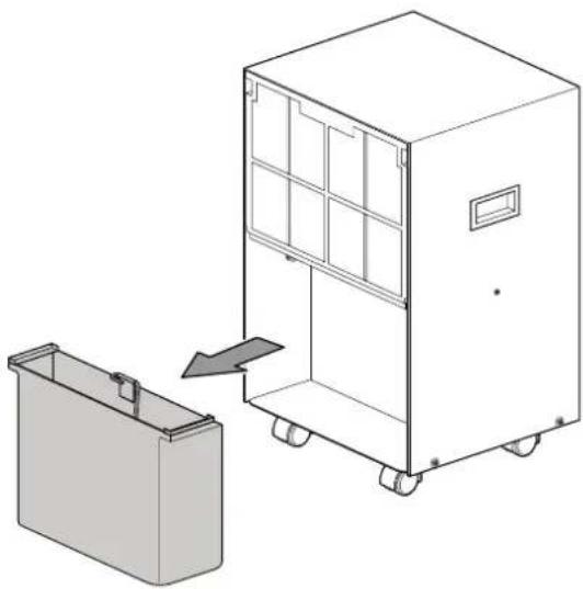 TROTEC TTK 120 S - Évacuation du réservoir de récupération des condensats - 1