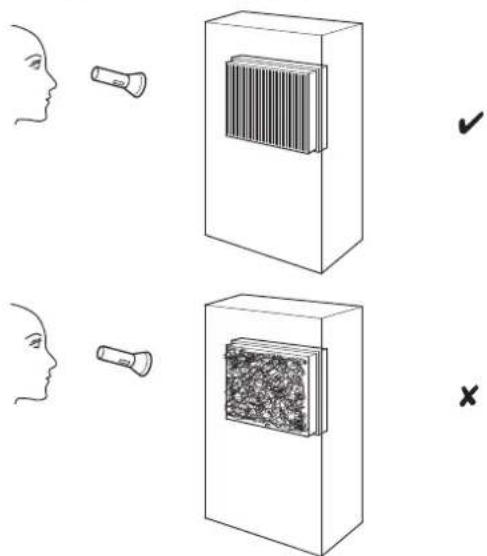 TROTEC TTK 120 S - Contrôle visuel de l'intérieur de l'appareil pour détecter des encrassements - 1
