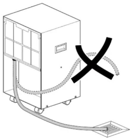 TROTEC TTK 120 S - Fonctionnement avec évacuation externe des condensats par le flexible - 2
