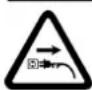 ATIKA KSH 710 SDS - Symbols on the power pruner - 3
