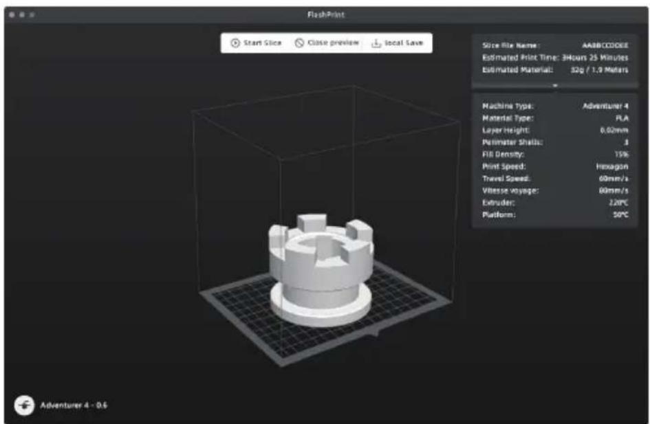 Flashforge Adventurer 4 - Méthode 1: Connection au Wi-Fi - 1