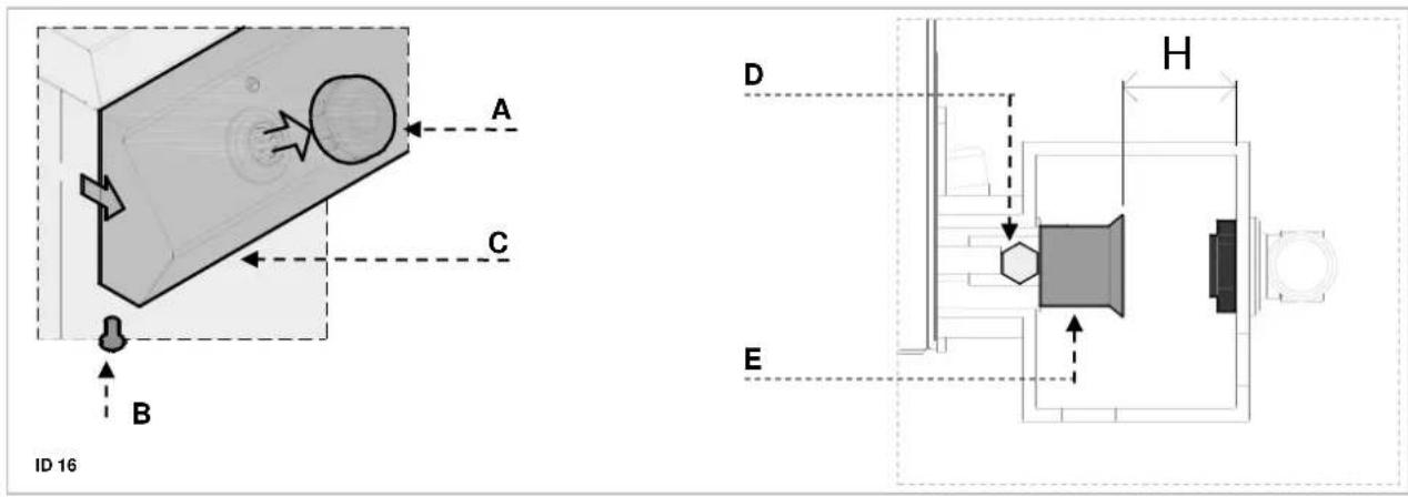BARTSCHER 2955081 - Regolazione dell'ingresso d'aria sul bruciatore - 1