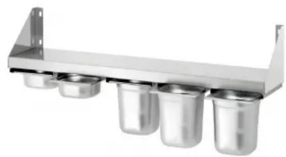 BARTSCHER 389100 - Spice shelf, 5x1/6GN - 1