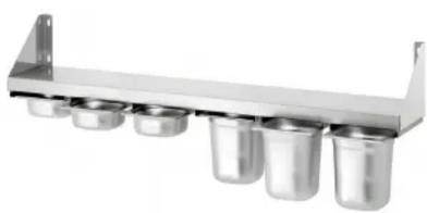 BARTSCHER 389120 - Spice shelf, 6x1/6GN - 1