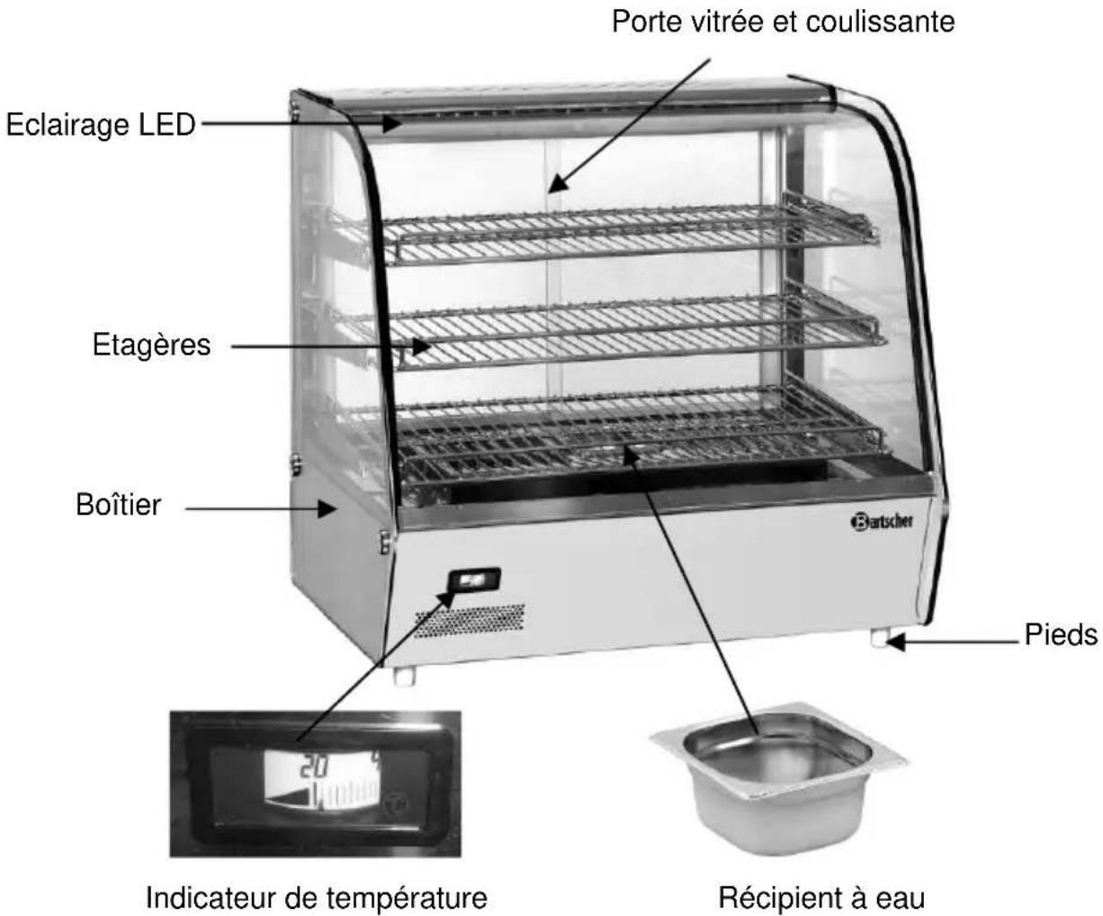 BARTSCHER DeliPlus II 305054 - Aperçu des composants - 1