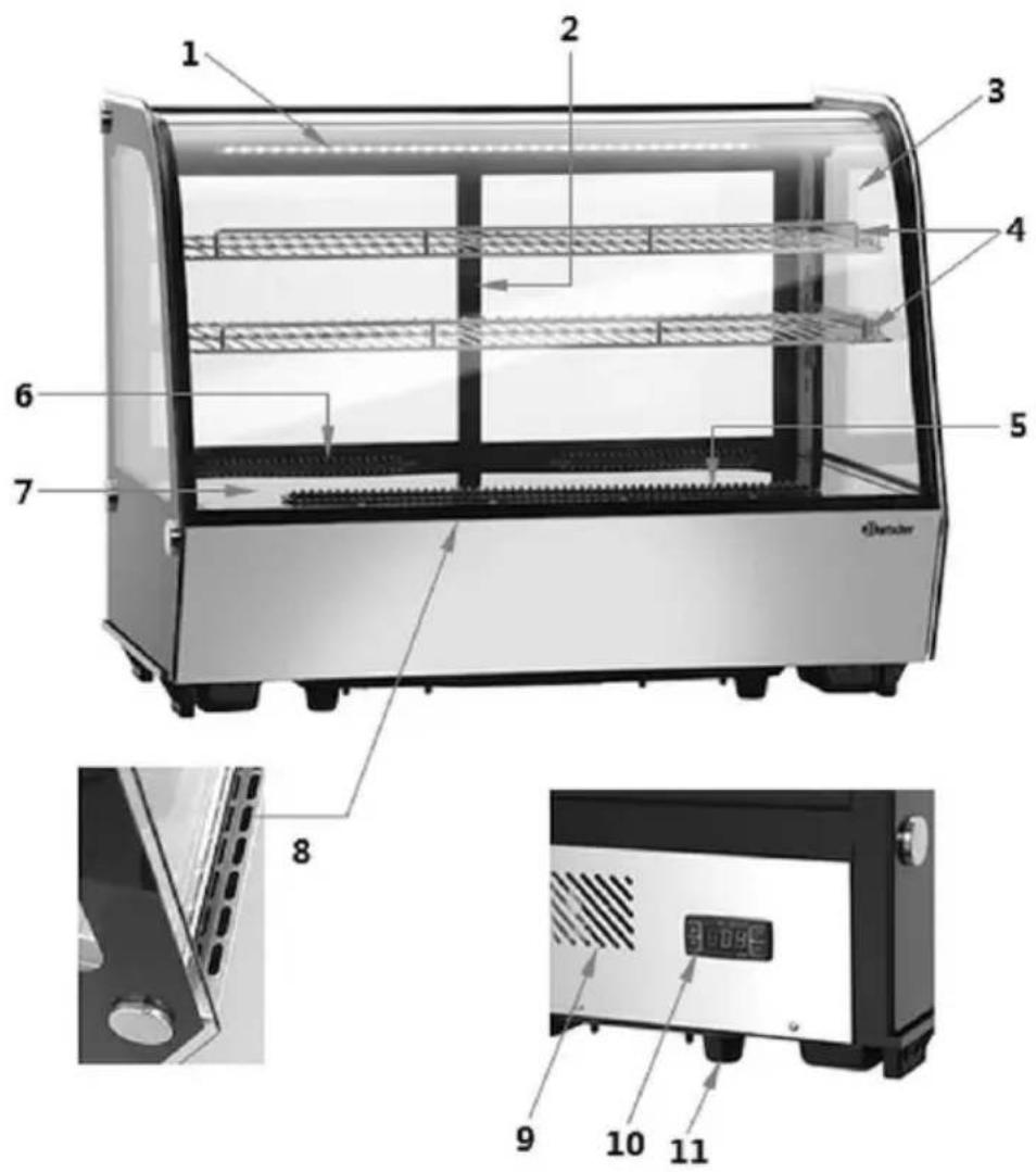 BARTSCHER DeliCool IIIL 305065 - Éléments de l'appareil - 1