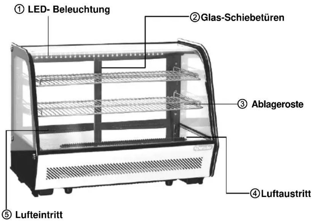 BARTSCHER DeliCool III 700203G - Baugruppenübersicht - 1