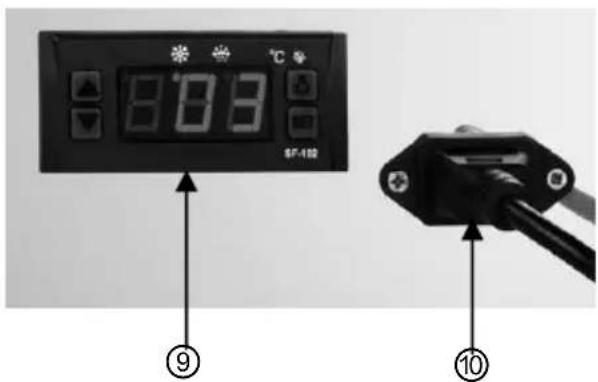 BARTSCHER DeliCool II-D 700208G - Control elements on the back wall - 1