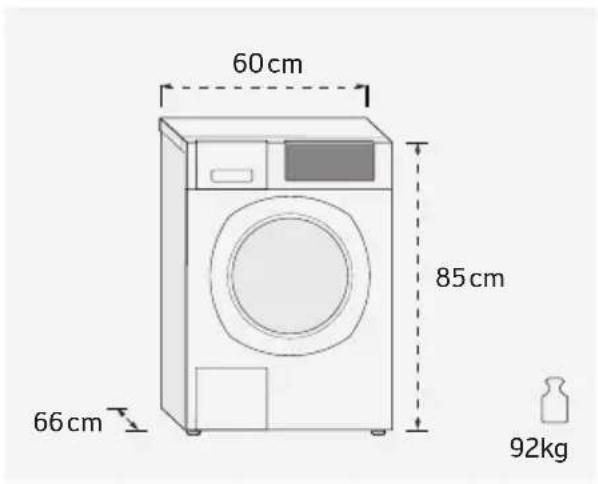 Schulthess Superforte 730 - Keep machine dimensions in mind - 1