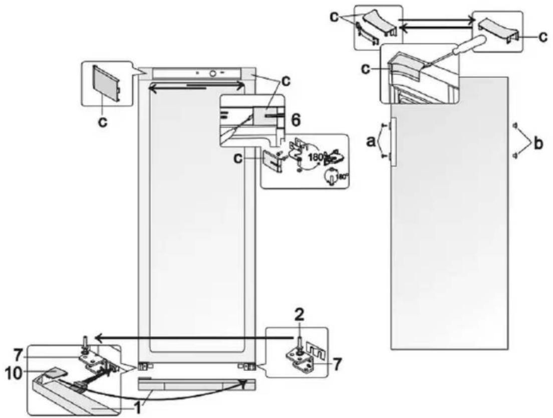 BARTSCHER 700273 - Changement de la butée de porte 700273 - 1