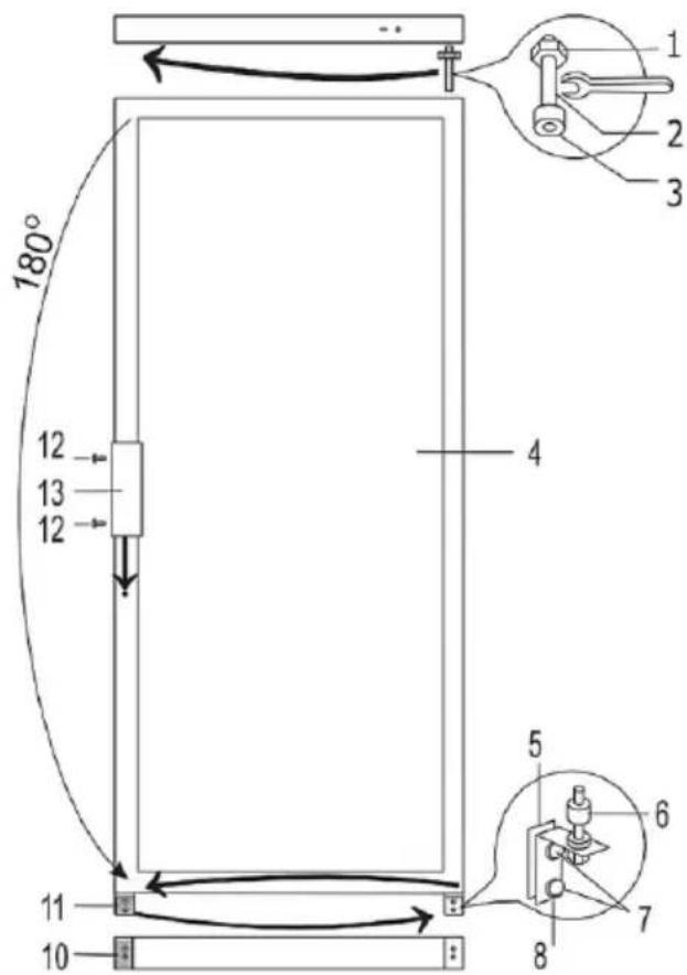 180° 12 13 12 4 5 6 7 8 10 11