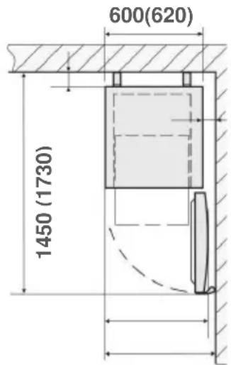 BARTSCHER 700321 - Der Kühlschrank darf nicht in unbeheizten Räumen oder auf dem Balkon aufgestellt und betrieben werden! - 2