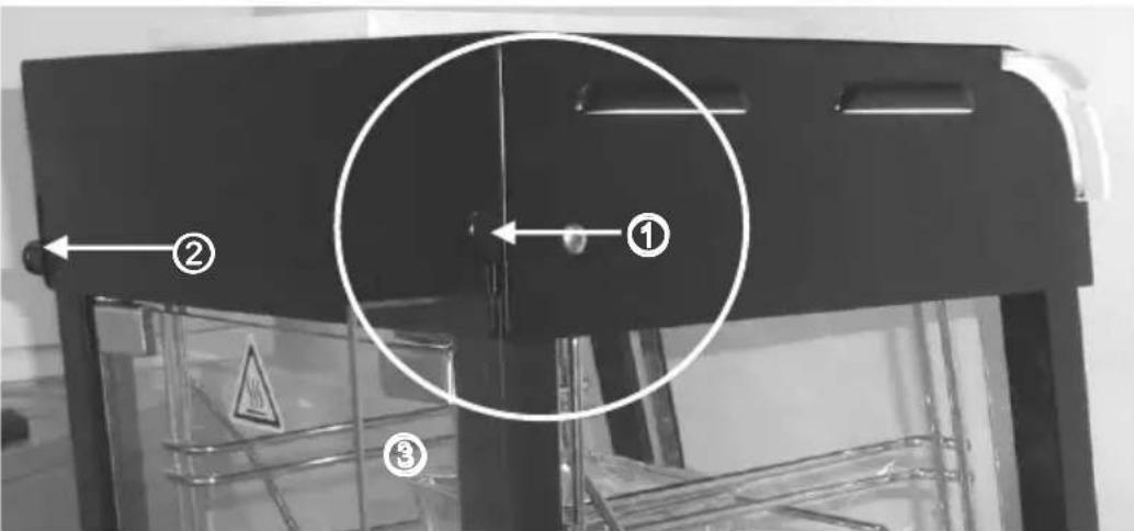 BARTSCHER Deli Compact 306057 - Washing the side glass walls - 1
