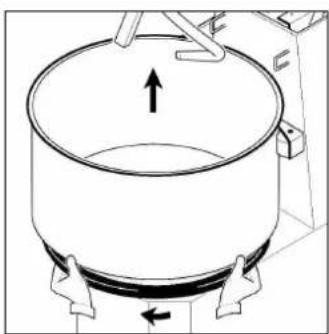 BARTSCHER 101867 - Removal of the removable parts mod."CN" - 2