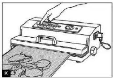 BARTSCHER 300435 - Automatic vacuum packing cycle with bags (precut or see P. 5.5.4) - 9