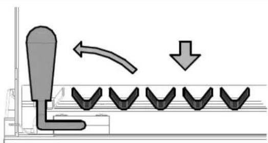 BARTSCHER 2954521 - Réglage de la position de la grille de l'appareil - 1