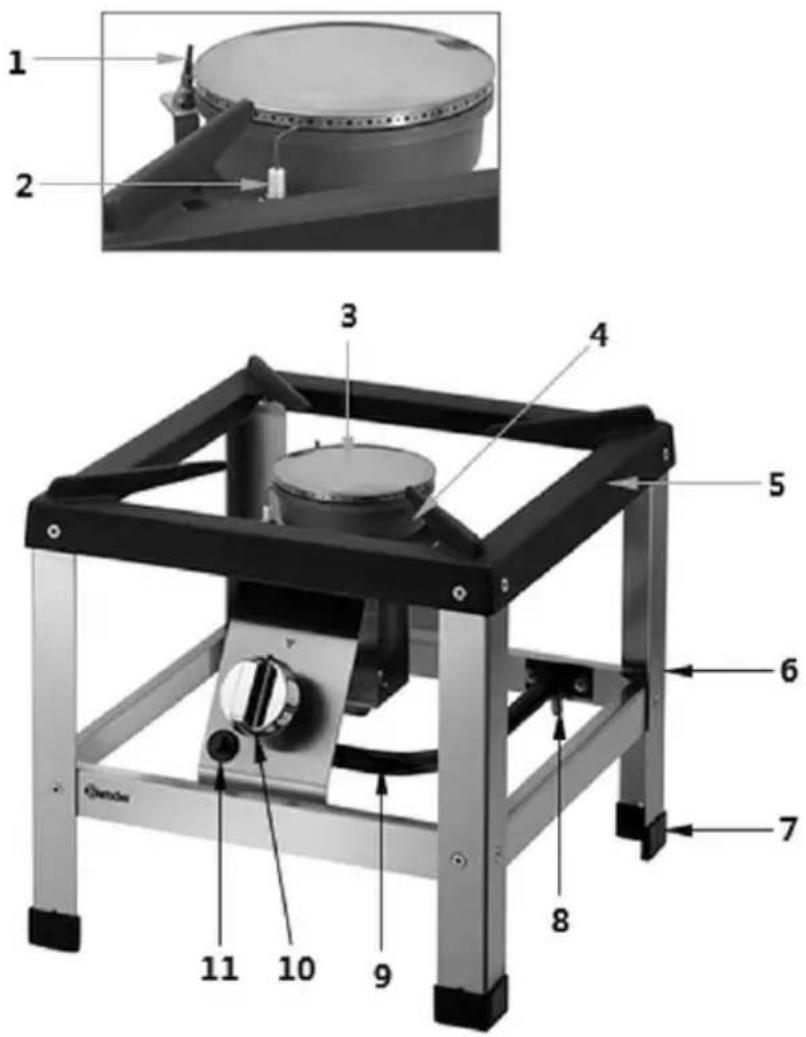 BARTSCHER G-1KB 1K680 - Éléments de l'appareil - 1