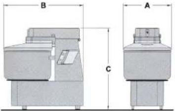 BARTSCHER 101865 - Dimensiones totales - 2