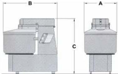 BARTSCHER 101865 - Overall dimensions - 2