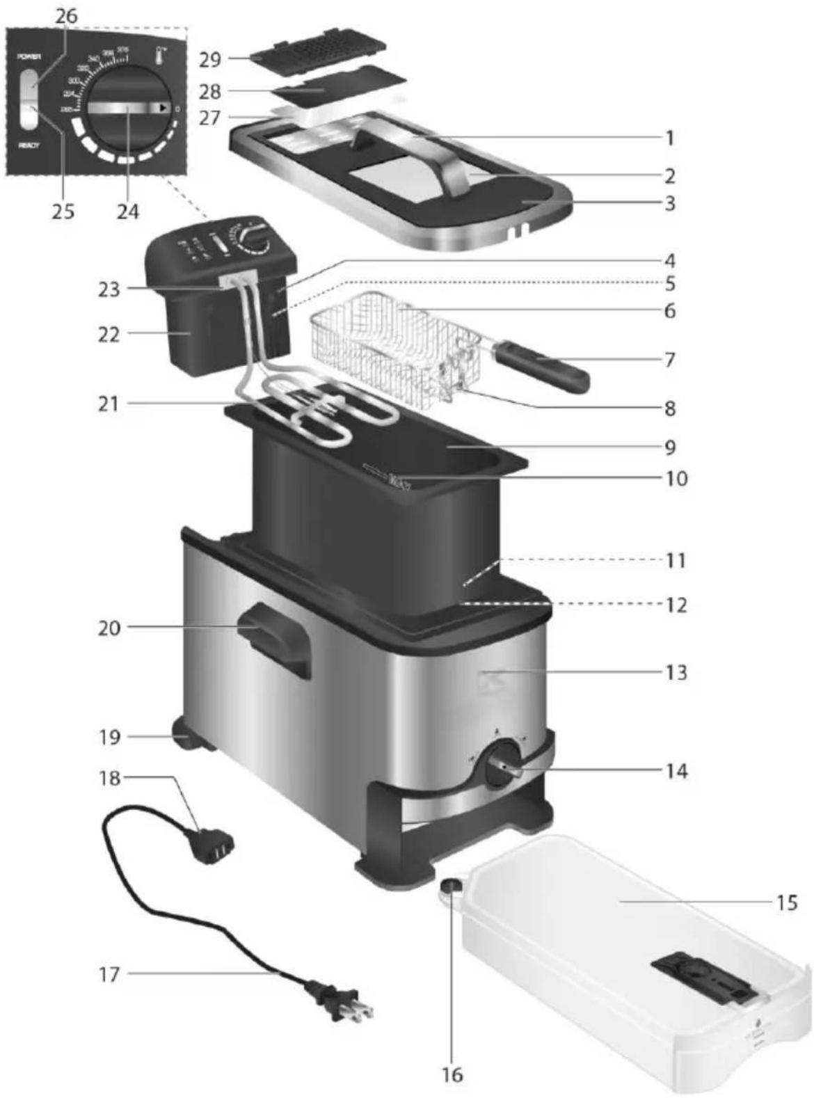 KALORIK FT 43721 - FILTRATION DE L'HUILE - 1