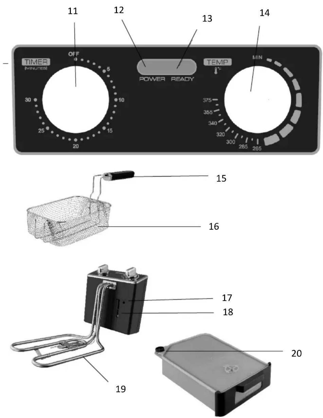 KALORIK FT 44466 - PARTS DESCRIPTION / DESCRIPTION DES ÉLÉMENTS - 2