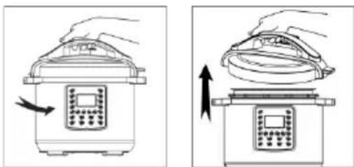 KALORIK EPCK 45026 BK - Funciones del panel de control: - 1