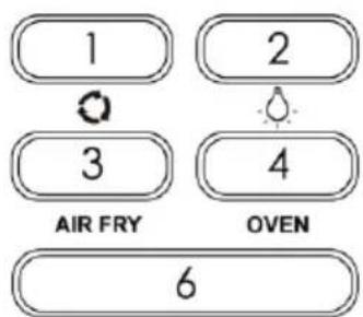 KALORIK MAXX AFO 50253 OW - Boutons et sélecteur - 1