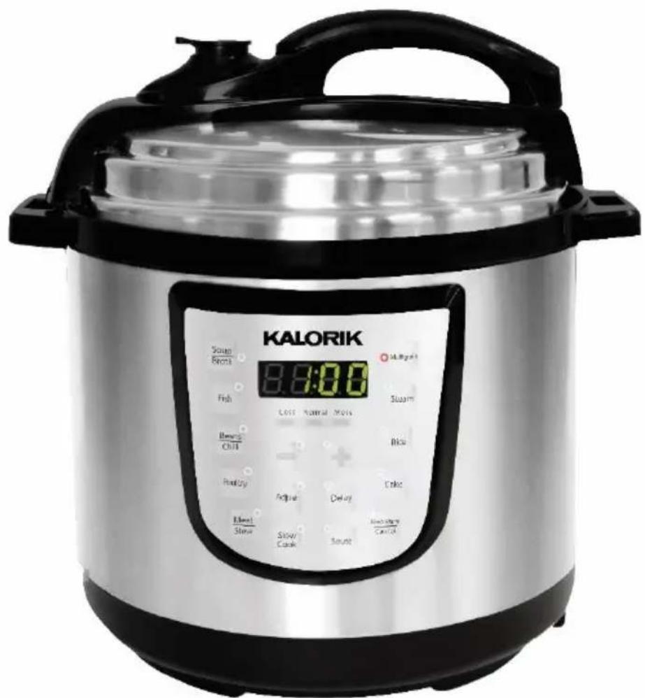 KALORIK EPCK 47464 SS - AUTOCUISEUR NUMÉRIQUE DE 6 QUARTS - 1