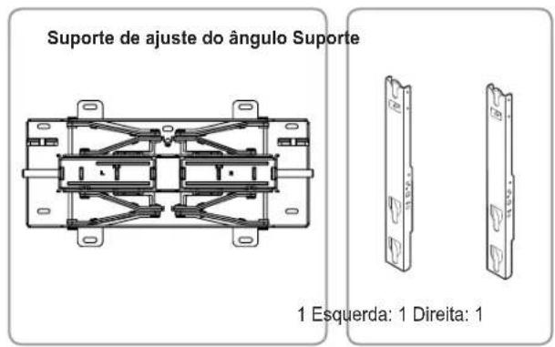 SAMSUNG WMN4277TT - Guia de instalação do suporte de montagem na parede para ajuste do ângulo e rotação WMN4277TT - 3