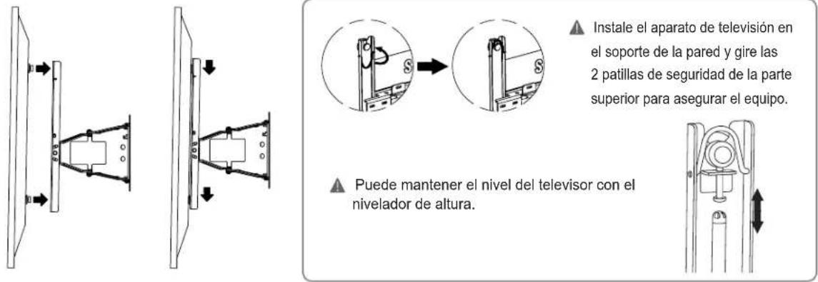 SAMSUNG WMN4277TT - Cómo fijar los tacos o los tornillos a - 4